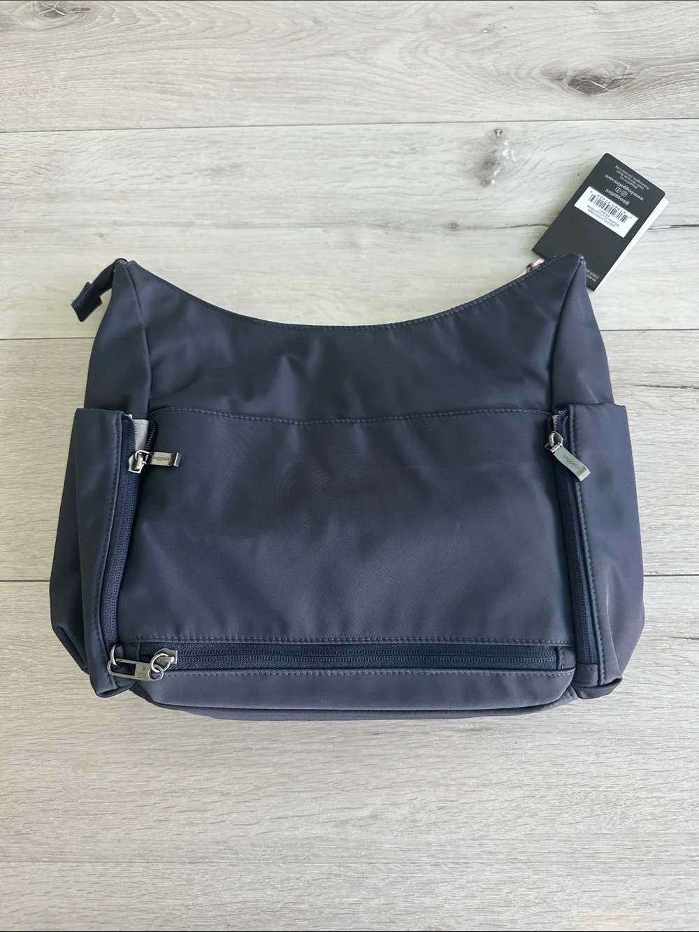 Baggalini Nolita Convertible Hobo Black OS NWT IN PACKAGE